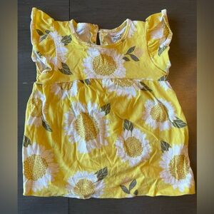 5/$25 Girls Size 2T Carter’s Sunflower Top